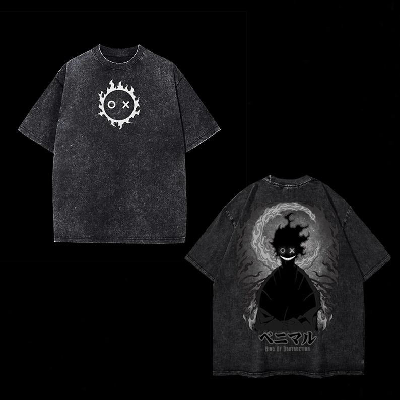 Benimaru Fire Force Ss3 Anime Heavy Acid Washed Anime Streetwear & Gym Fire Force Ss3 Anime T-Shirts, Hoodie, Sweatshirt - T-Shirt, Sweatshirt, Hoodie