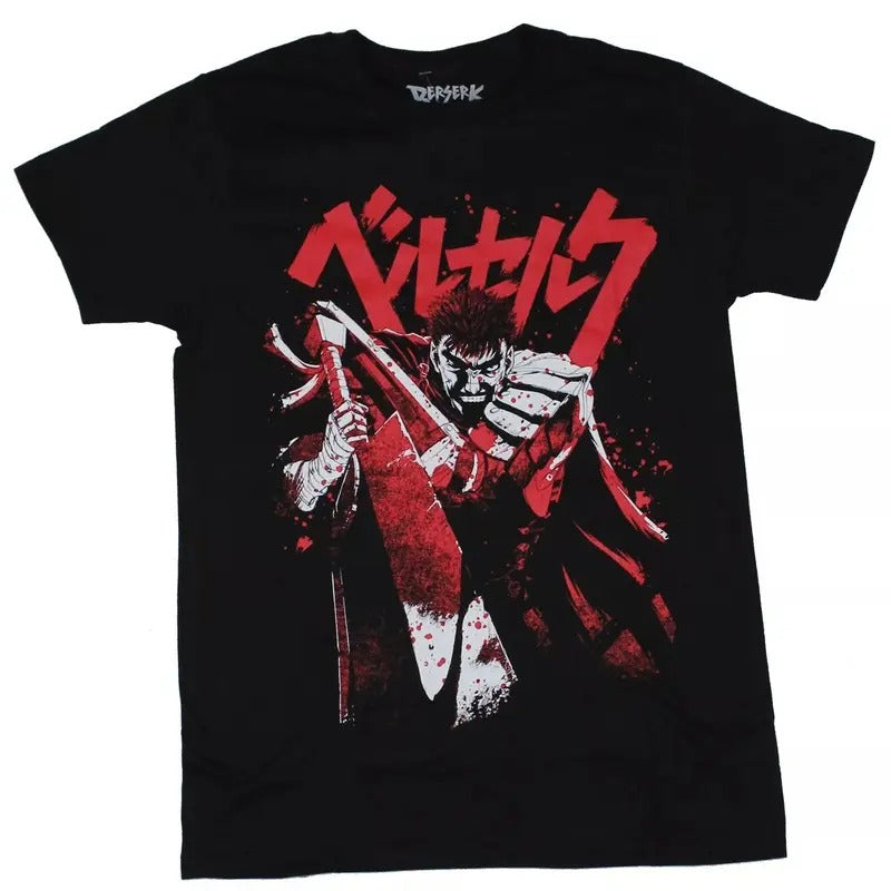 Berserk New Bloody Guts Under Japanese Characters T-Shirts, Hoodie, Sweatshirt - T-Shirt, Sweatshirt, Hoodie