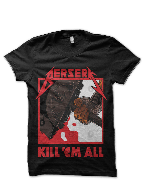Berserk Metal Kill Em All Black T-Shirts, Hoodie, Sweatshirt - T-Shirt, Sweatshirt, Hoodie