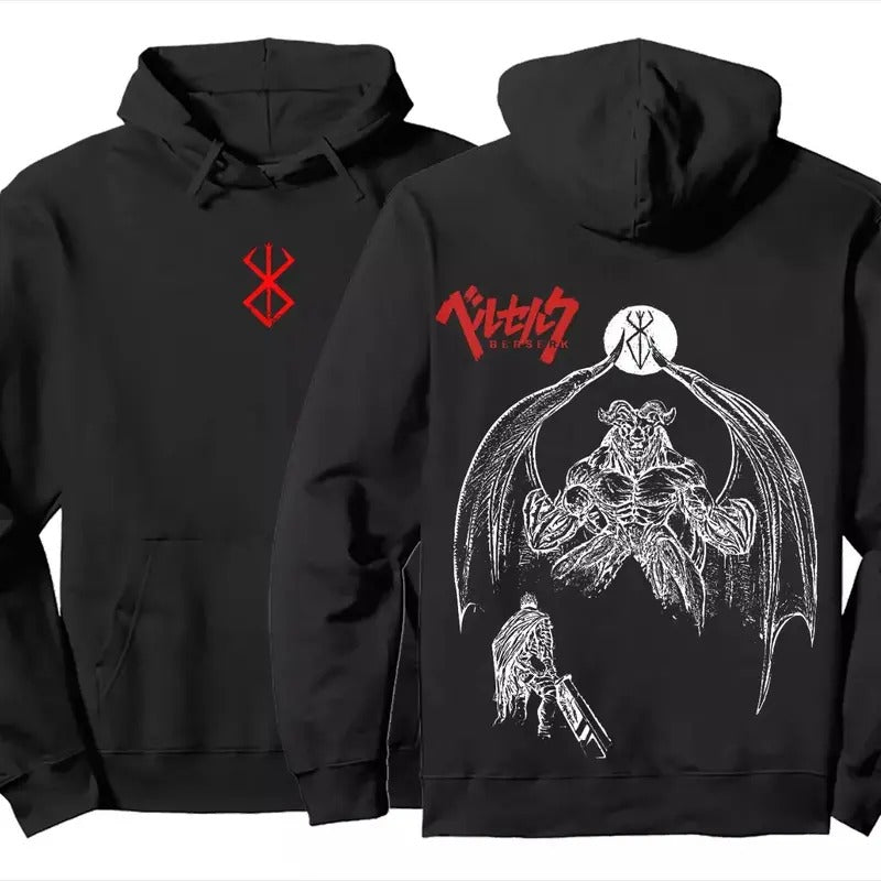 Beserk Gutz X Nosferatu Zodd Face Off Inspired Minimalist Double Sided T-Shirts, Hoodie, Sweatshirt - T-Shirt, Sweatshirt, Hoodie