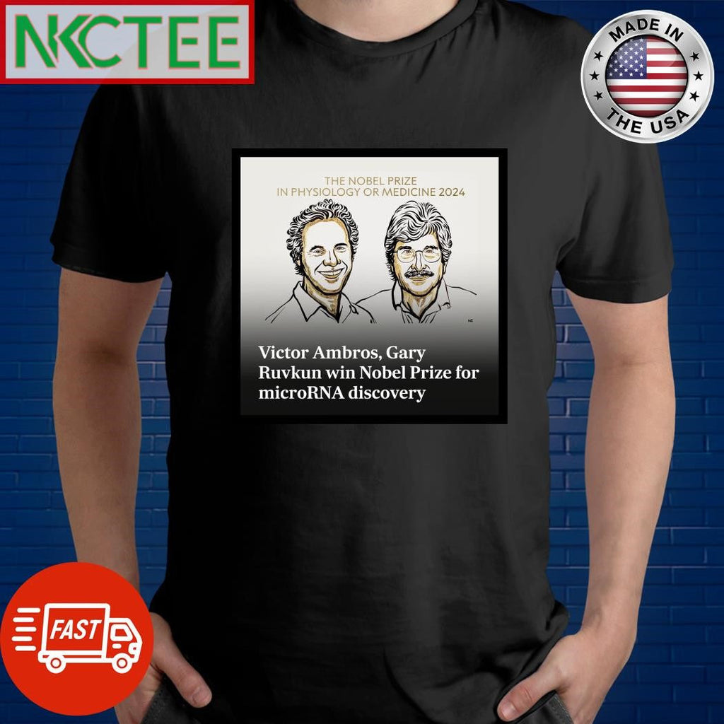 Best 2024 The Nobel Prize in Medicine was awarded to Victor Ambros and Gary Ruvkun microRNA shirt - T-Shirt, Sweatshirt, Hoodie