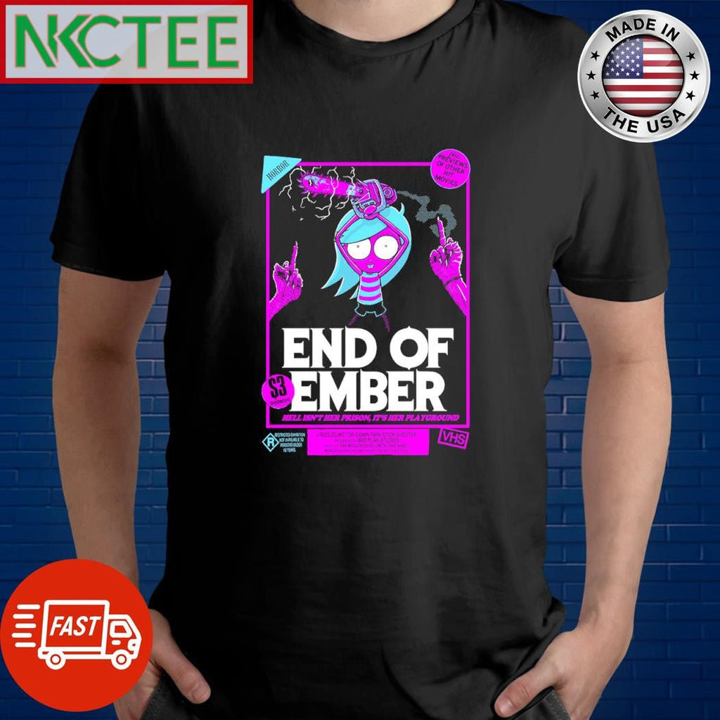 Best End of Ember Chainsaw cartoon horror shirt Unisex T-shirt, Sweatshirt, Hoodie, Long Sleeve Tee - T-Shirt, Sweatshirt, Hoodie
