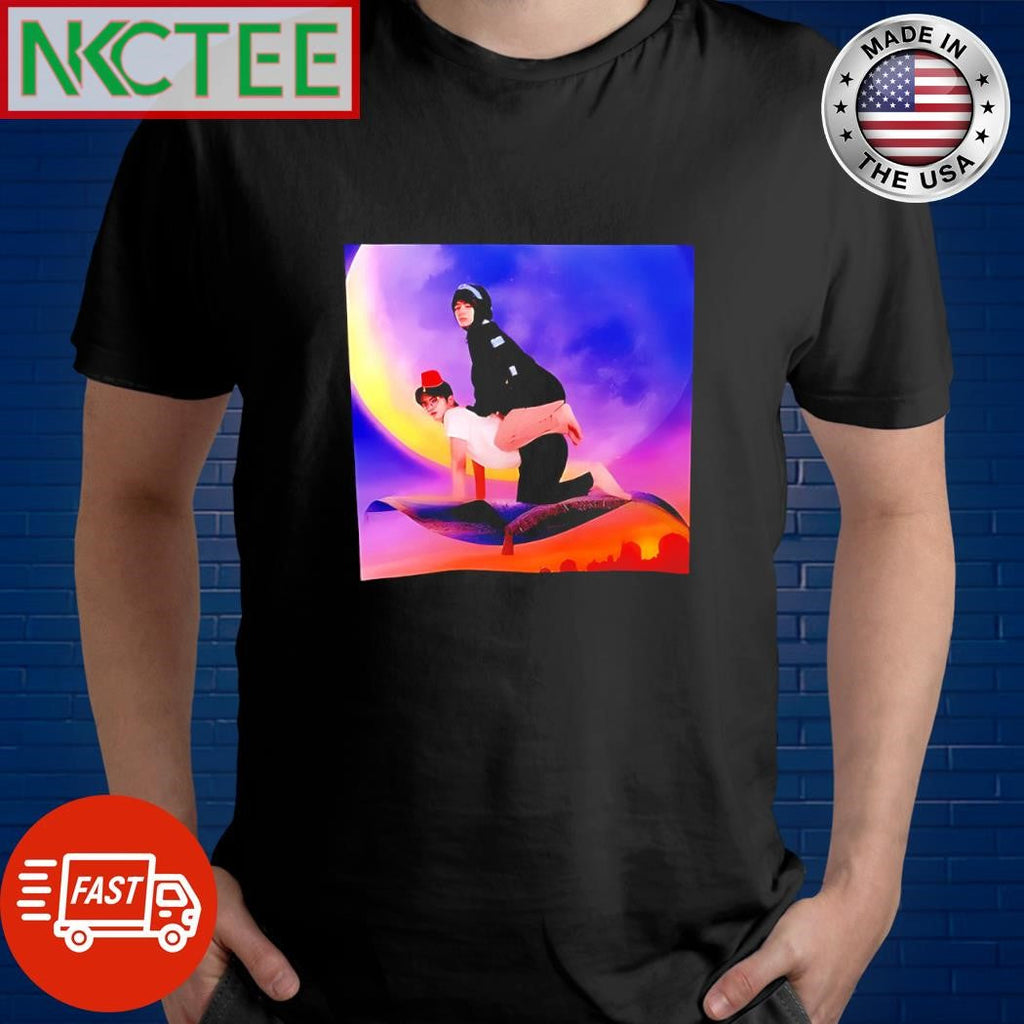 Best HORI7ON Magic carpet meme shirt Unisex T-shirt, Sweatshirt, Hoodie, Long Sleeve Tee - T-Shirt, Sweatshirt, Hoodie