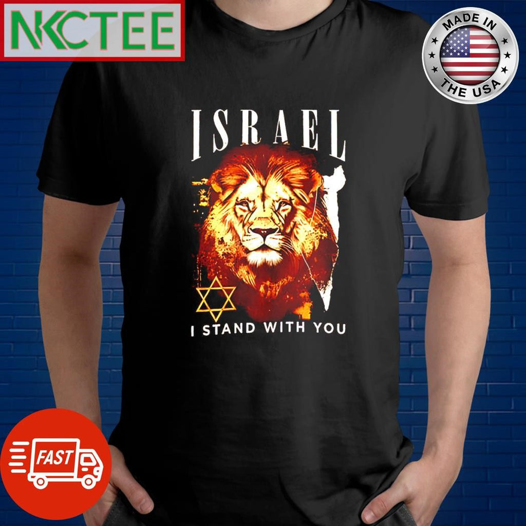 Best Israel I stand with you lion shirt Unisex T-shirt, Sweatshirt, Hoodie, Long Sleeve Tee - T-Shirt, Sweatshirt, Hoodie