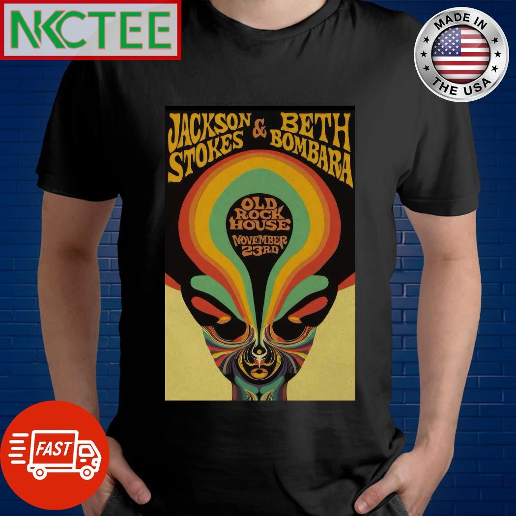 Best Jackson Stokes And Beth Bombara Nov 23 2024 At Old Rock House In St Louis MO Tour Poster Shirt - T-Shirt, Sweatshirt, Hoodie