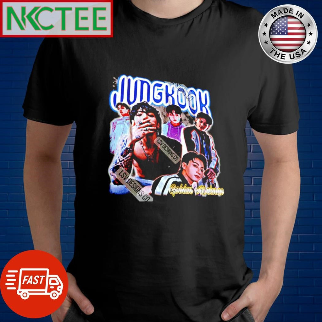 Best Jungkook golden maknae vintage shirt Unisex T-shirt, Sweatshirt, Hoodie, Long Sleeve Tee - T-Shirt, Sweatshirt, Hoodie