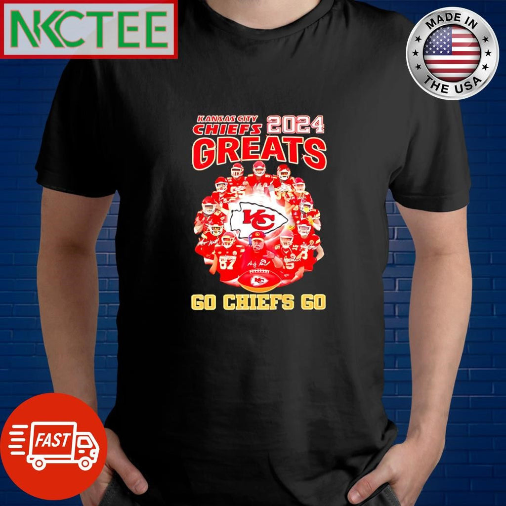Best Kansas City Chiefs 2024 Greates go Chiefs go circle shirt Unisex T-shirt, Sweatshirt, Hoodie, Long Sleeve Tee - T-Shirt, Sweatshirt, Hoodie