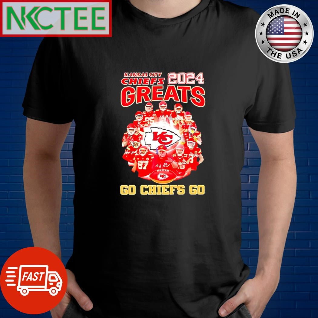 Best Kansas City Chiefs 2024 Greates go Chiefs go circle shirt Unisex T-shirt, Sweatshirt, Hoodie, Long Sleeve Tee - T-Shirt, Sweatshirt, Hoodie