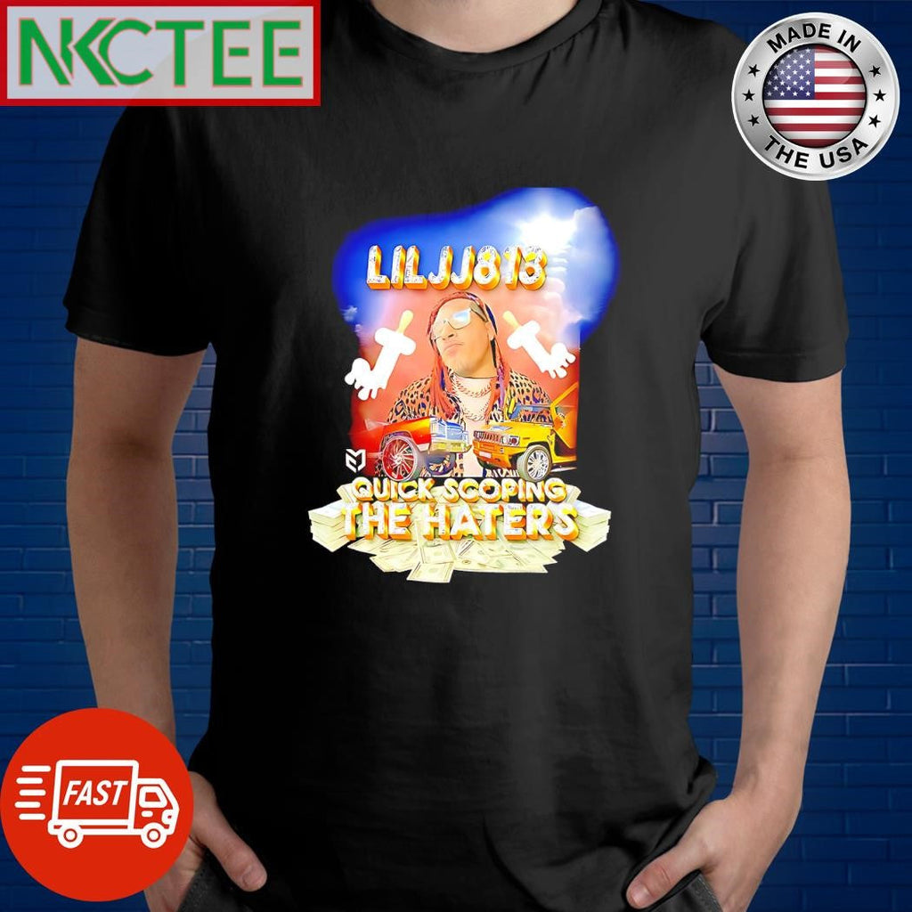 Best Lil Jj 813 quickscoping the haters shirt Unisex T-shirt, Sweatshirt, Hoodie, Long Sleeve Tee - T-Shirt, Sweatshirt, Hoodie