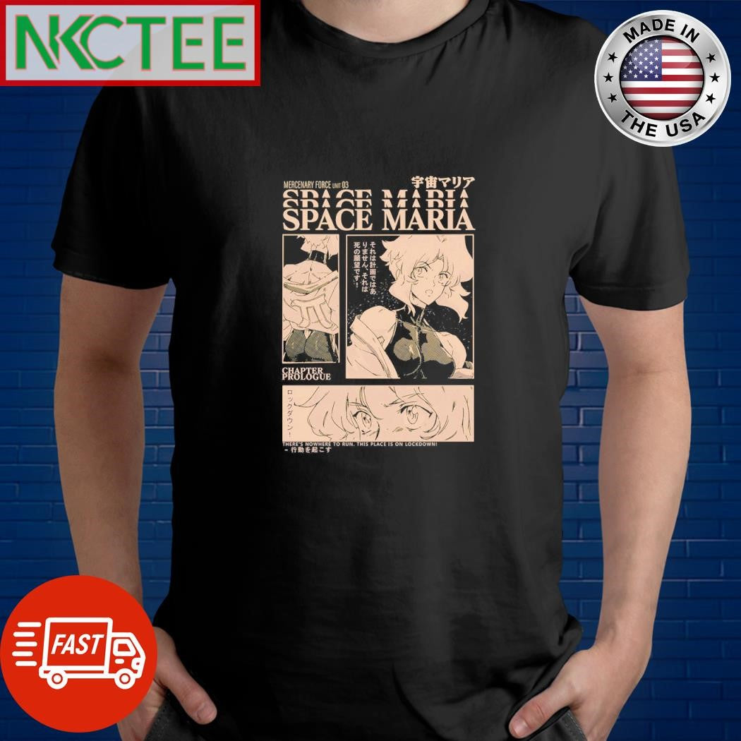 Best Mercenary Force unit 03 space maria chapter prologue shirt Unisex T-shirt, Sweatshirt, Hoodie, Long Sleeve Tee - T-Shirt, Sweatshirt, Hoodie