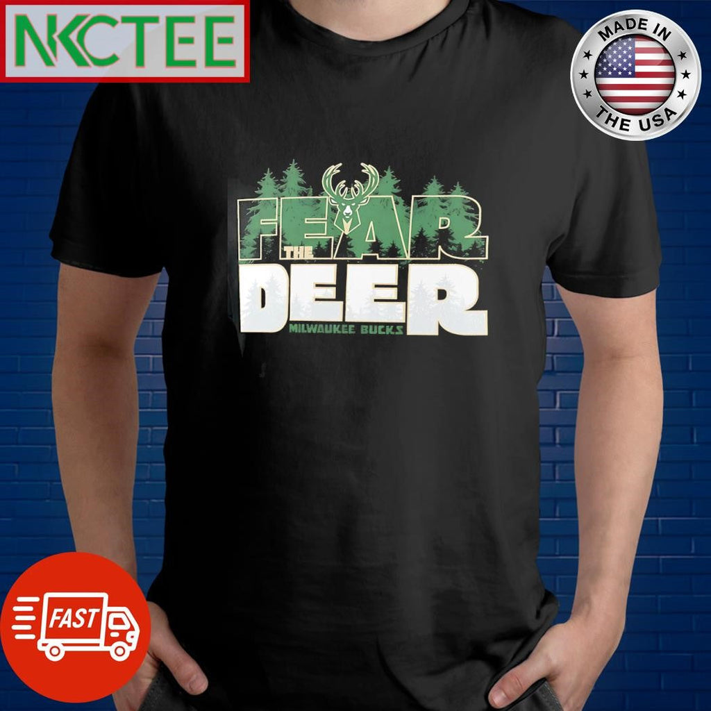 Best Milwaukee Bucks Fear Deer Core Hometown Launch shirt Unisex T-shirt, Sweatshirt, Hoodie, Long Sleeve Tee - T-Shirt, Sweatshirt, Hoodie