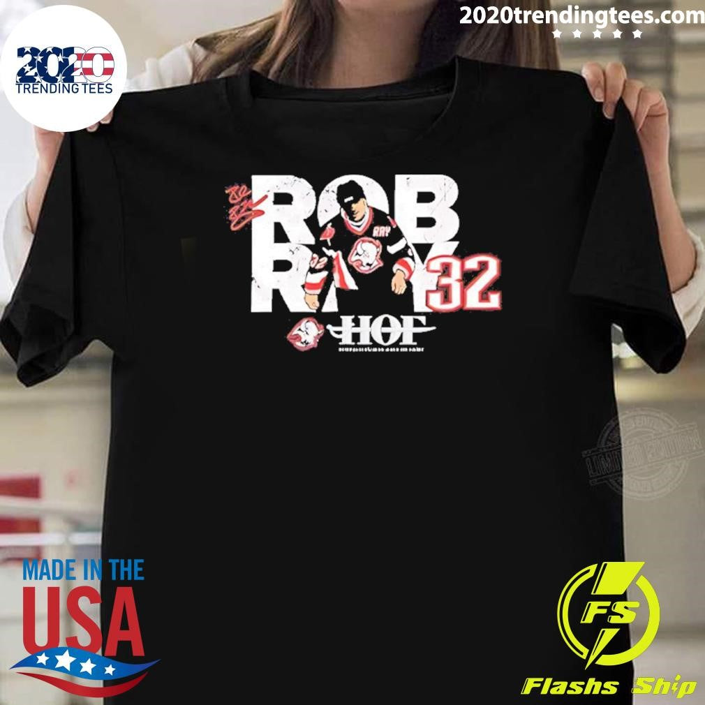 Rob Ray 32 Buffalo Sabres Hof Signature Shirt Unisex T-shirt, Sweatshirt, Hoodie, Long Sleeve Tee - T-Shirt, Sweatshirt, Hoodie