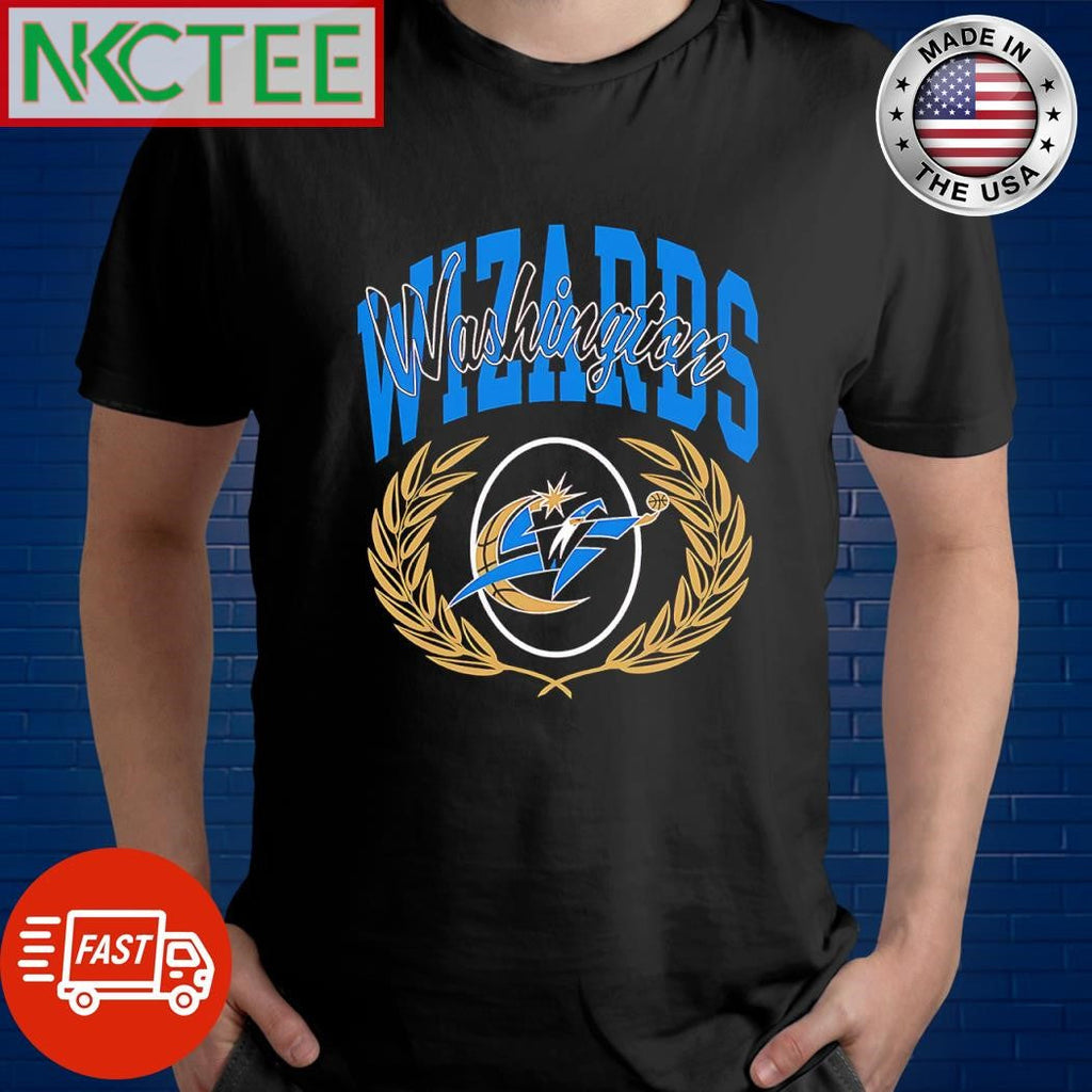 Best Washington Wizards laurel wreath logo shirt Unisex T-shirt, Sweatshirt, Hoodie, Long Sleeve Tee - T-Shirt, Sweatshirt, Hoodie
