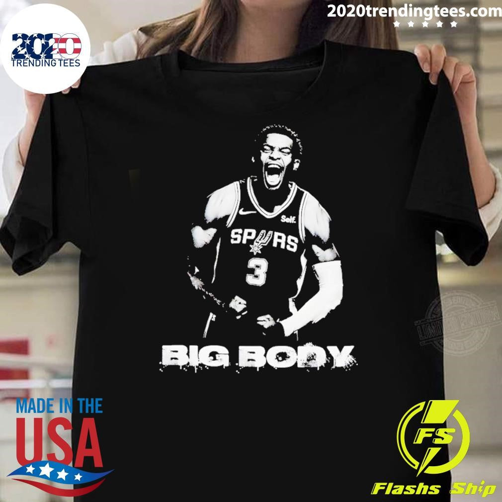 Big Body Keldon Johnson Junkyard Dog Spurs Basketball Player Graphic Shirt Unisex T-shirt, Sweatshirt, Hoodie, Long Sleeve Tee - T-Shirt, Sweatshirt, Hoodie