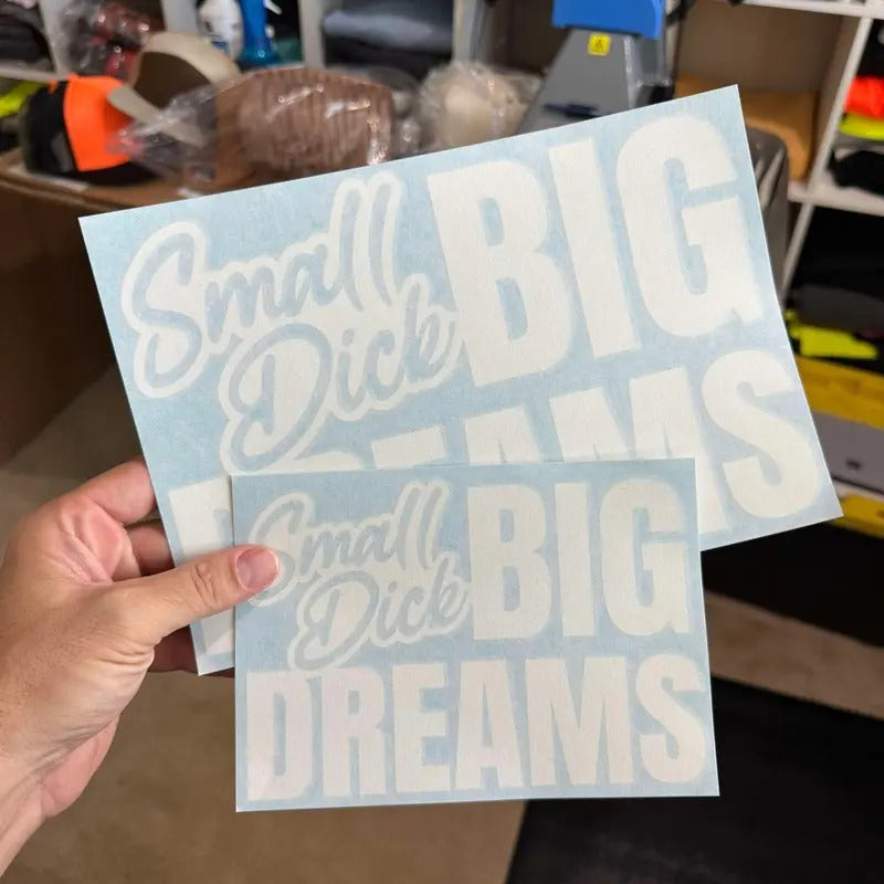 Big Dreams Decal Sticker T-Shirts, Hoodie, Sweatshirt - T-Shirt, Sweatshirt, Hoodie