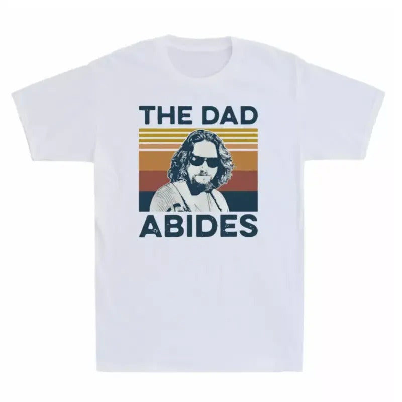 Big LebowskiThe Dad Abides Dude Vintage Menswear Top T-Shirts, Hoodie, Sweatshirt - T-Shirt, Sweatshirt, Hoodie