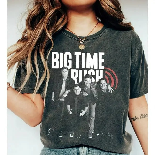 Big Time Rush Tour 2025 Retro Shirt T-Shirts, Hoodie, Sweatshirt - T-Shirt, Sweatshirt, Hoodie