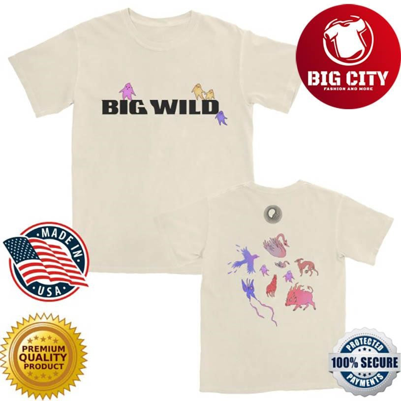 Big Wild Music Big Wild Figures Two Sided Shirt Unisex T-shirt, Sweatshirt, Hoodie, Long Sleeve Tee - T-Shirt, Sweatshirt, Hoodie