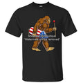 Bigfoot Fireworks 4th July Sasquatch American Flag US Independence Day Patriotic Front Sided Cotton T-Shirts, Hoodie, Sweatshirt - T-Shirt, Sweatshirt, Hoodie