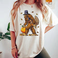 Bigfoot Turkey Pumpkin Thanksgiving Sasquatch Turkey Shirt Happy Thanksgiving Day Thanksgiving Matching Cotton Top T-Shirts, Hoodie, Sweatshirt - T-Shirt, Sweatshirt, Hoodie