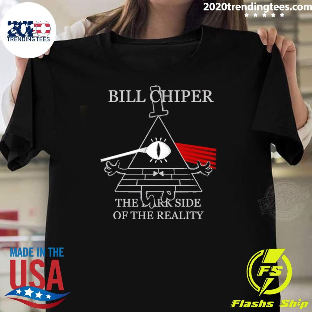 Bill Cipher Thek The Dark Side Of The Reality Shirt Shirt Unisex T-shirt, Sweatshirt, Hoodie, Long Sleeve Tee - T-Shirt, Sweatshirt, Hoodie