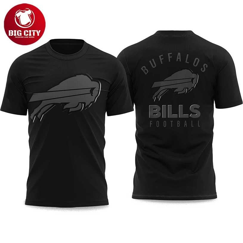 Bills Back In Black 2025 Two Sided Shirt Unisex T-shirt, Sweatshirt, Hoodie, Long Sleeve Tee - T-Shirt, Sweatshirt, Hoodie