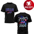 Bills Happy New Year 2026 Two Sided Shirt Unisex T-shirt, Sweatshirt, Hoodie, Long Sleeve Tee - T-Shirt, Sweatshirt, Hoodie