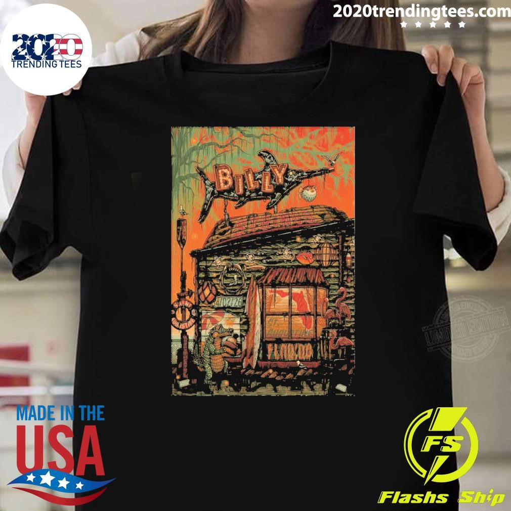 Billy Strings April 2 2026 The St. Augustine Amphitheatre FL Tour Shirt Unisex T-shirt, Sweatshirt, Hoodie, Long Sleeve Tee - T-Shirt, Sweatshirt, Hoodie