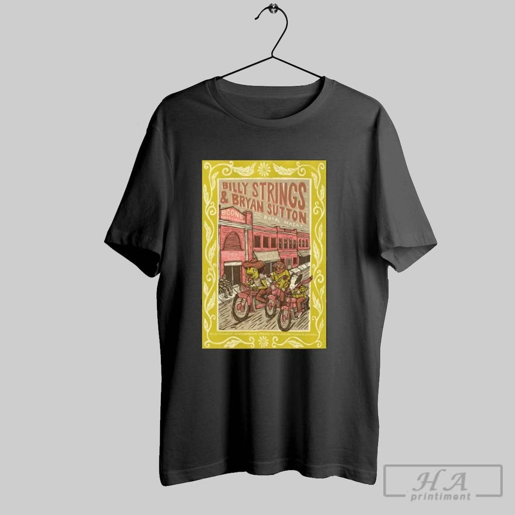 Billy Strings Bryan Sutton Sept 11 12 2025 Boone Nc Poster Unisex T-shirt, Sweatshirt, Hoodie, Long Sleeve Tee - T-Shirt, Sweatshirt, Hoodie