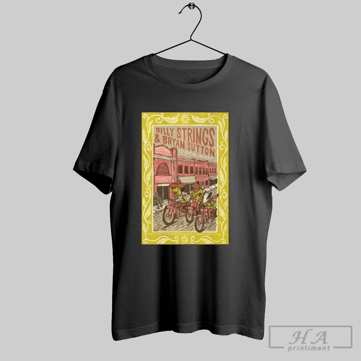 Billy Strings Bryan Sutton Sept 11 12 2025 Boone Nc Poster Unisex T-shirt, Sweatshirt, Hoodie, Long Sleeve Tee - T-Shirt, Sweatshirt, Hoodie