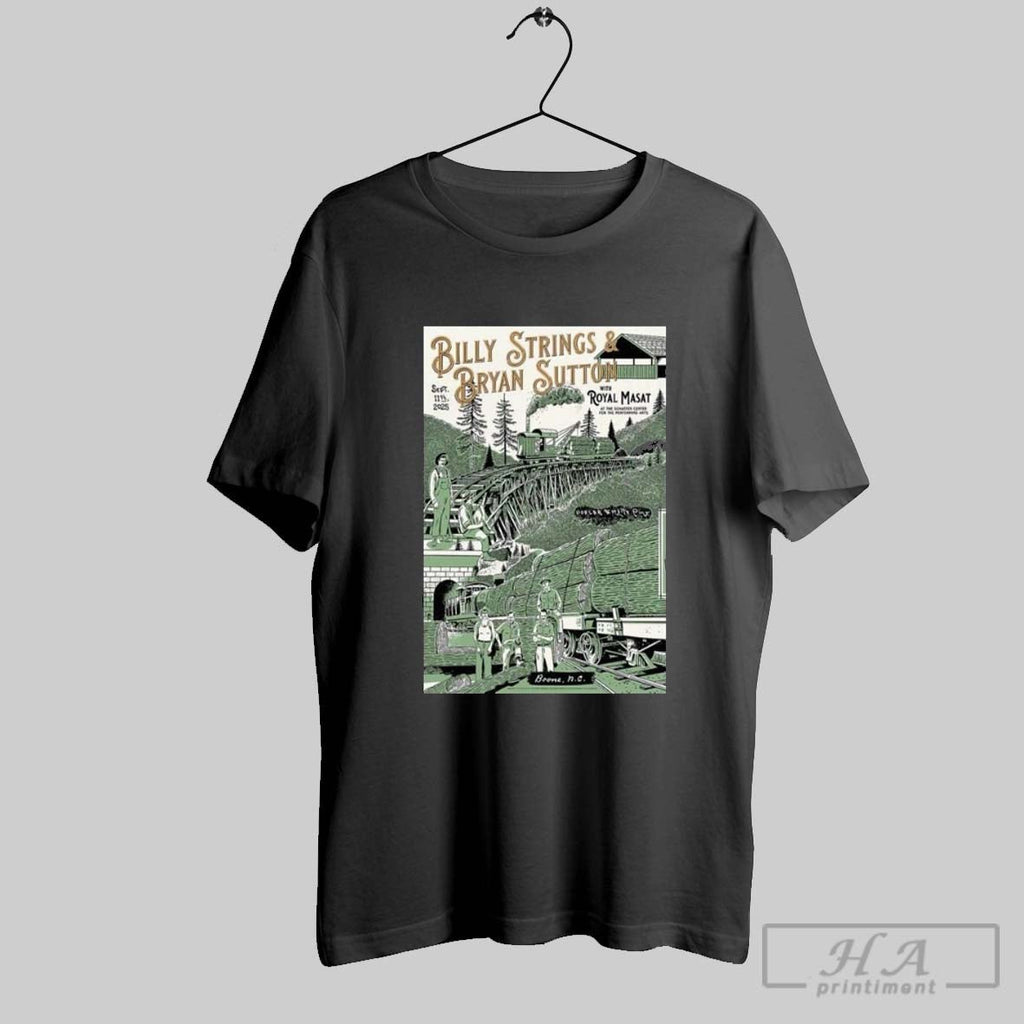 Billy Strings Bryan Sutton Sept 11 2025 The Schaefer Center For The Performing Arts Tour Unisex T-shirt, Sweatshirt, Hoodie, Long Sleeve Tee - T-Shirt, Sweatshirt, Hoodie