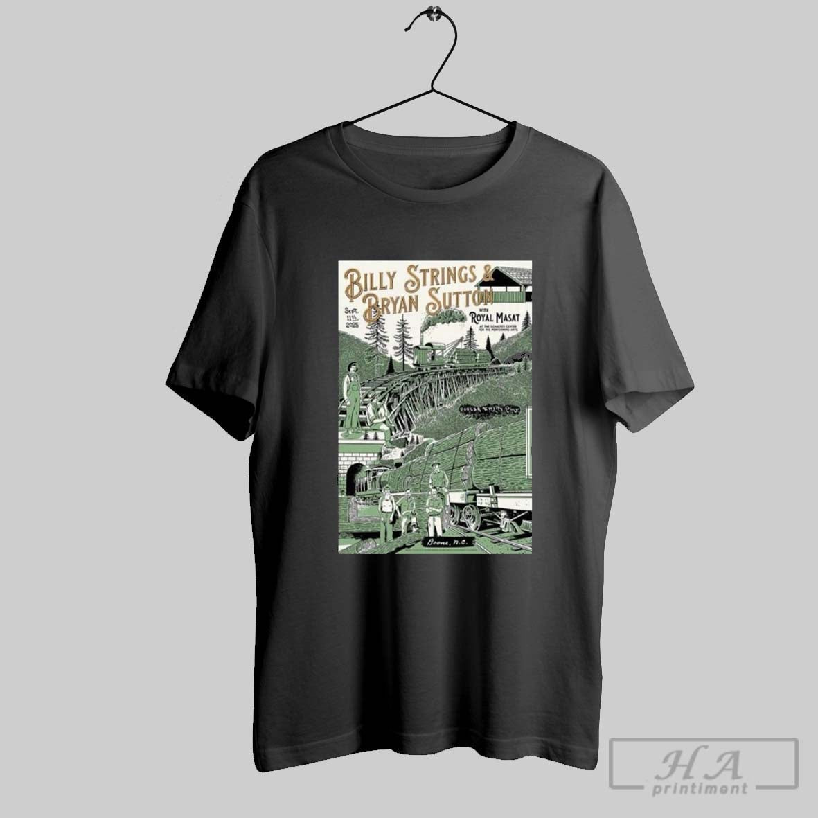 Billy Strings Bryan Sutton Sept 11 2025 The Schaefer Center For The Performing Arts Tour Unisex T-shirt, Sweatshirt, Hoodie, Long Sleeve Tee - T-Shirt, Sweatshirt, Hoodie