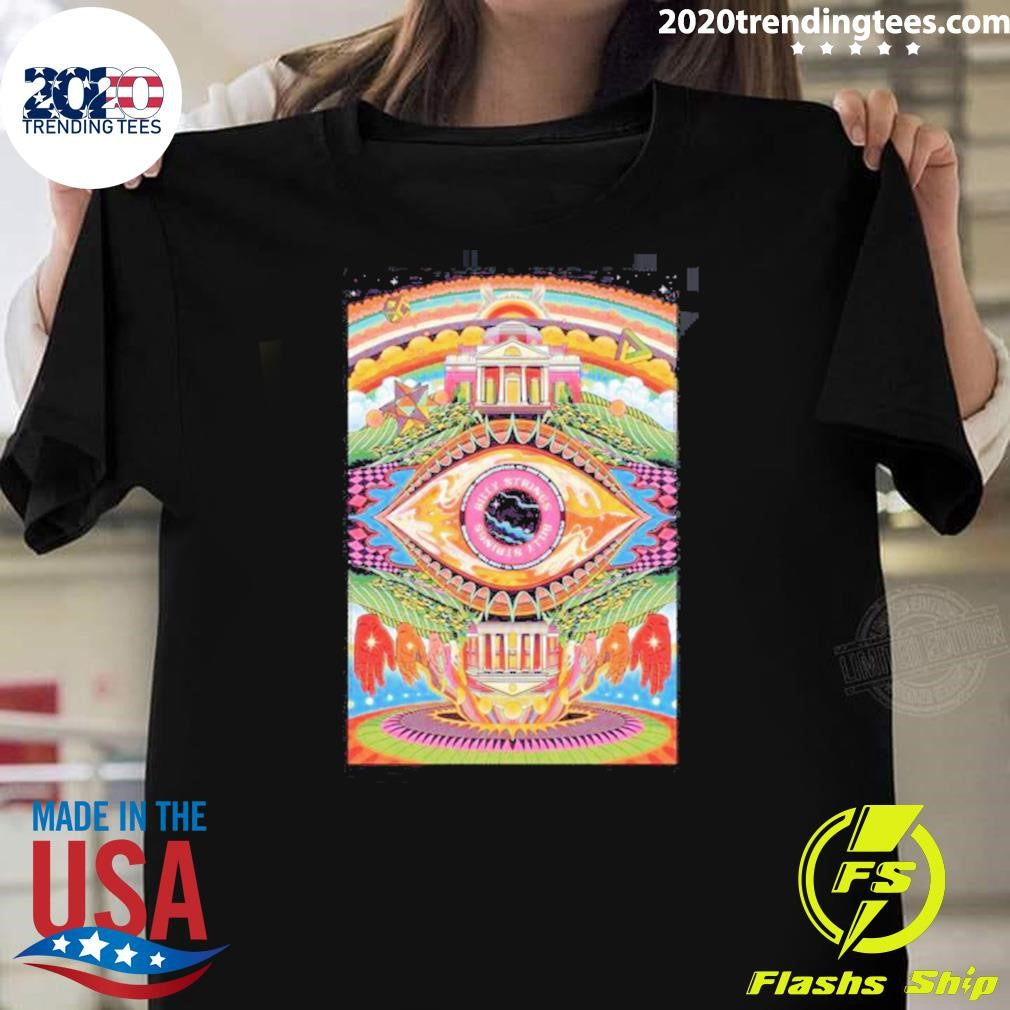 Billy Strings Charlottesville Virginia 2026 Night 1 And 2 Combined Gig Poster At John Paul Jones Arena On April 17 And 18 2026 The Eye Art Shirt - T-Shirt, Sweatshirt, Hoodie