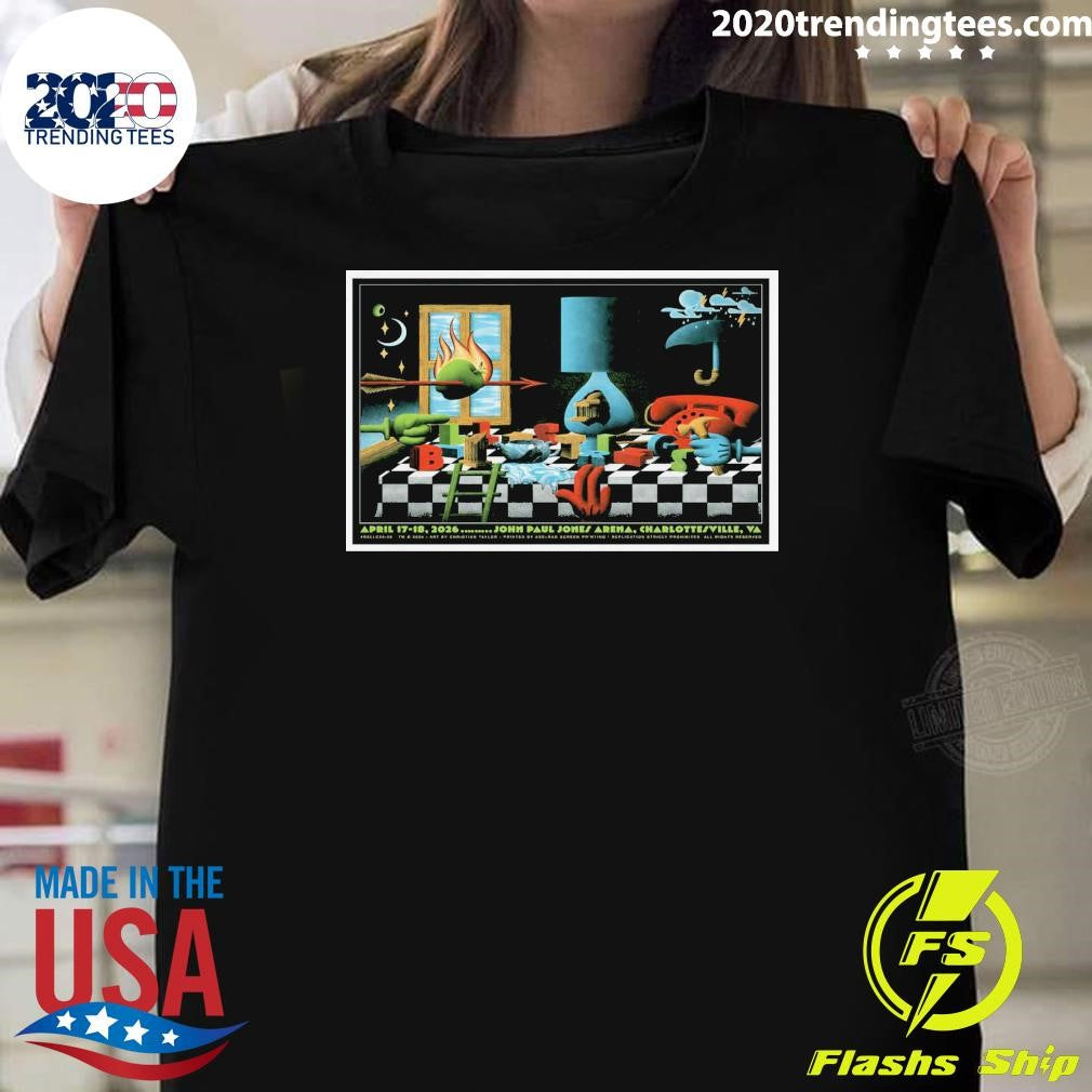 Billy Strings John Paul Jones Arena Charlottesville, VA April 17-18, 2026 Shirt Unisex T-shirt, Sweatshirt, Hoodie, Long Sleeve Tee - T-Shirt, Sweatshirt, Hoodie