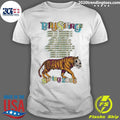 Billy Strings Spring 2026 Tour Tiger Battle Tee with Dates Shirt Unisex T-shirt, Sweatshirt, Hoodie, Long Sleeve Tee - T-Shirt, Sweatshirt, Hoodie