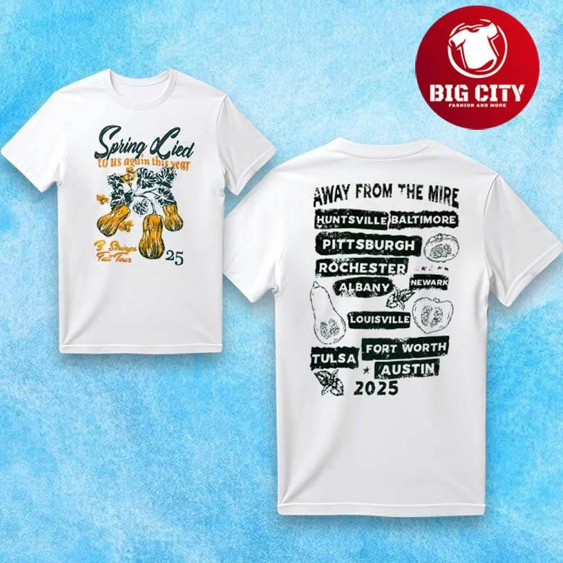 Billy Strings Spring Lied To Us Again This Year Tour 2025 New Two Sided Shirt Unisex T-shirt, Sweatshirt, Hoodie, Long Sleeve Tee - T-Shirt, Sweatshirt, Hoodie