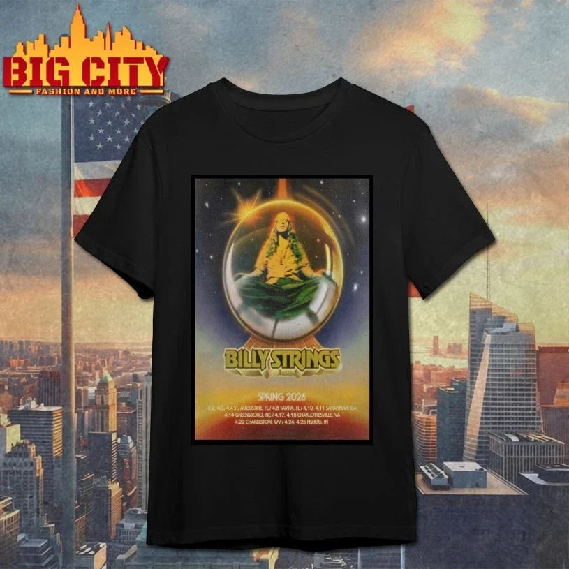 Billy Strings Spring Tour 26 Poster shirt Unisex T-shirt, Sweatshirt, Hoodie, Long Sleeve Tee - T-Shirt, Sweatshirt, Hoodie