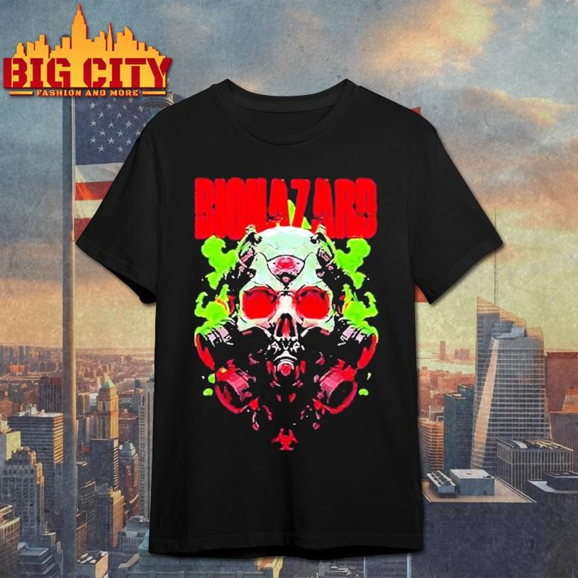 Biohazard Gas Mask Shirt Unisex T-shirt, Sweatshirt, Hoodie, Long Sleeve Tee - T-Shirt, Sweatshirt, Hoodie