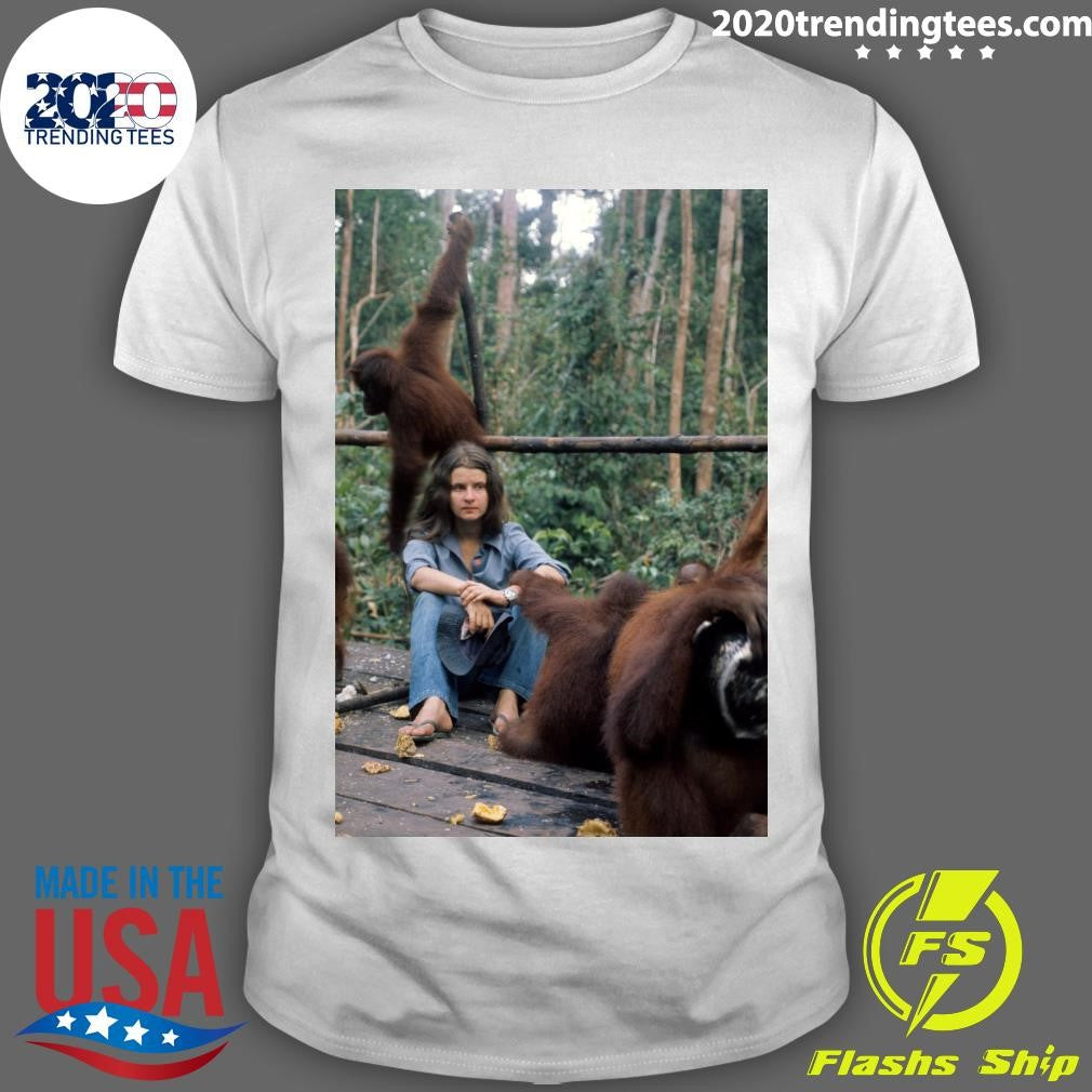 Birut Galdikas, Champion of Endangered Orangutans, Dies at 79 Shirt Unisex T-shirt, Sweatshirt, Hoodie, Long Sleeve Tee - T-Shirt, Sweatshirt, Hoodie
