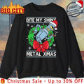 Bite my Shiny Metal Xmas ugly christmas shirt Unisex T-shirt, Sweatshirt, Hoodie, Long Sleeve Tee - T-Shirt, Sweatshirt, Hoodie