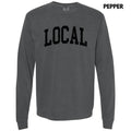 Black Local Varsity Letter Long Sleeve Comfort Colors 'NLB' T-Shirts, Hoodie, Sweatshirt - T-Shirt, Sweatshirt, Hoodie