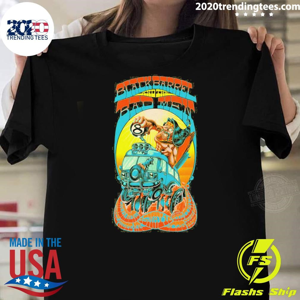 Black Barrel and The Bad Men Hope AK Tour On May 16 2026 Shirt Unisex T-shirt, Sweatshirt, Hoodie, Long Sleeve Tee - T-Shirt, Sweatshirt, Hoodie