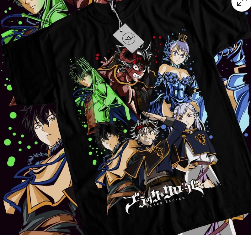 Black Clover Asta Yuno Comic Bull Magic Demon Yami Anime Shirt All Size T-Shirts, Hoodie, Sweatshirt - T-Shirt, Sweatshirt, Hoodie