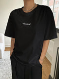 Black Friday Deal Summer Clothes 2024 New Minimalist Letters Casual Loose Baggy Drop Shoulder White Summer Tops T-Shirts, Hoodie, Sweatshirt - T-Shirt, Sweatshirt, Hoodie