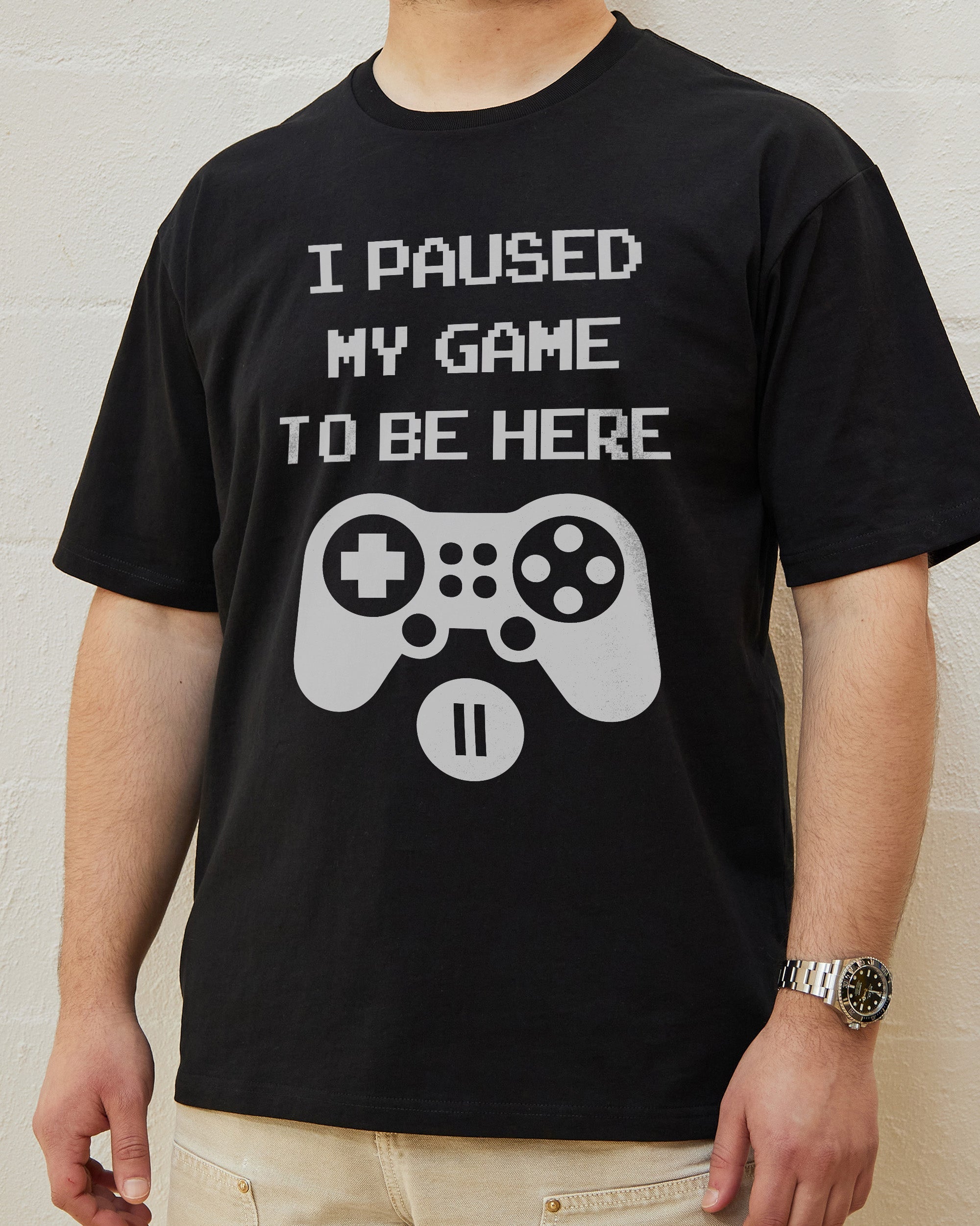Paused My Game T-Shirt Unisex T-shirt, Sweatshirt, Hoodie, Long Sleeve Tee - T-Shirt, Sweatshirt, Hoodie