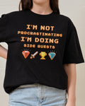 Side Quests T-Shirt Unisex T-shirt, Sweatshirt, Hoodie, Long Sleeve Tee - T-Shirt, Sweatshirt, Hoodie