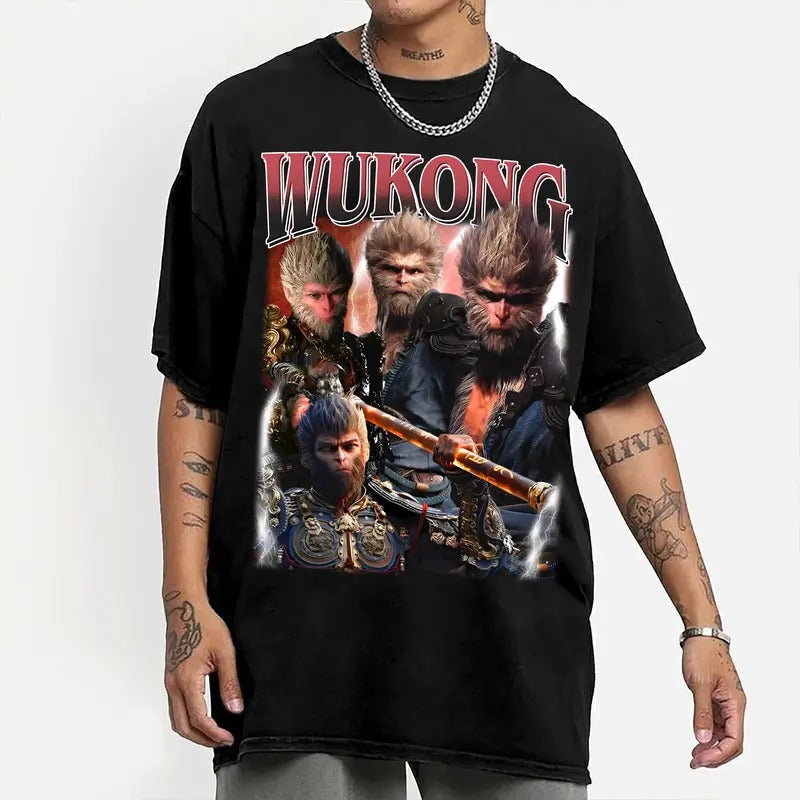 Black Myth Wukong Game Shirt Vintage T-Shirts, Hoodie, Sweatshirt - T-Shirt, Sweatshirt, Hoodie