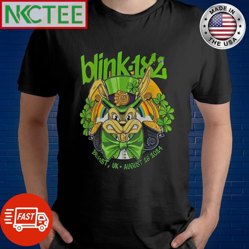 Blink 182 Belfast, Uk August 26, 2024 Event Shirt Unisex T-shirt, Sweatshirt, Hoodie, Long Sleeve Tee - T-Shirt, Sweatshirt, Hoodie