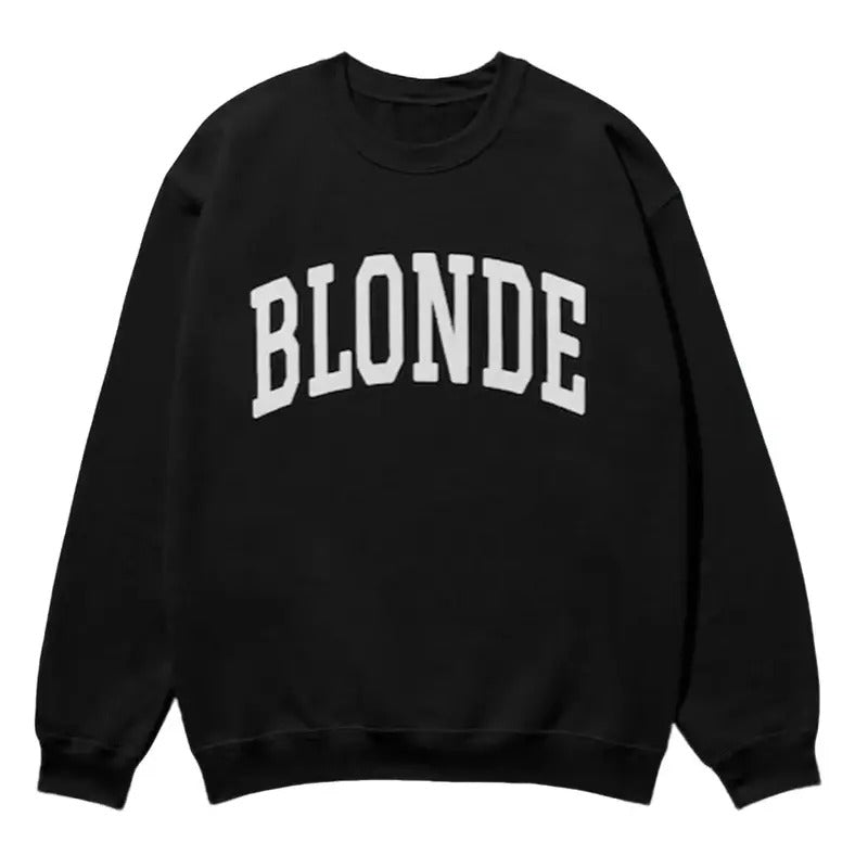 Blonde Collegiate Long Sleeve T-Shirts, Hoodie, Sweatshirt - T-Shirt, Sweatshirt, Hoodie