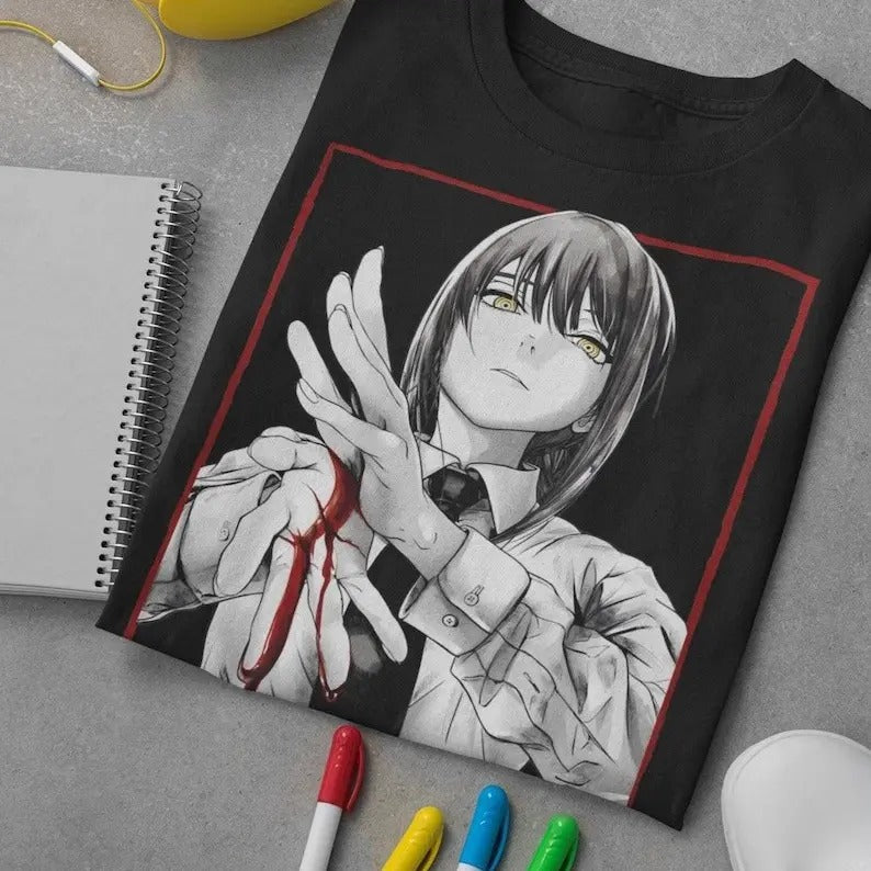 Bloody Hands Otaku Ropa Shirt Edgy Goth Kawaii Girl Punk Shirt Anime Shirt T-Shirts, Hoodie, Sweatshirt - T-Shirt, Sweatshirt, Hoodie